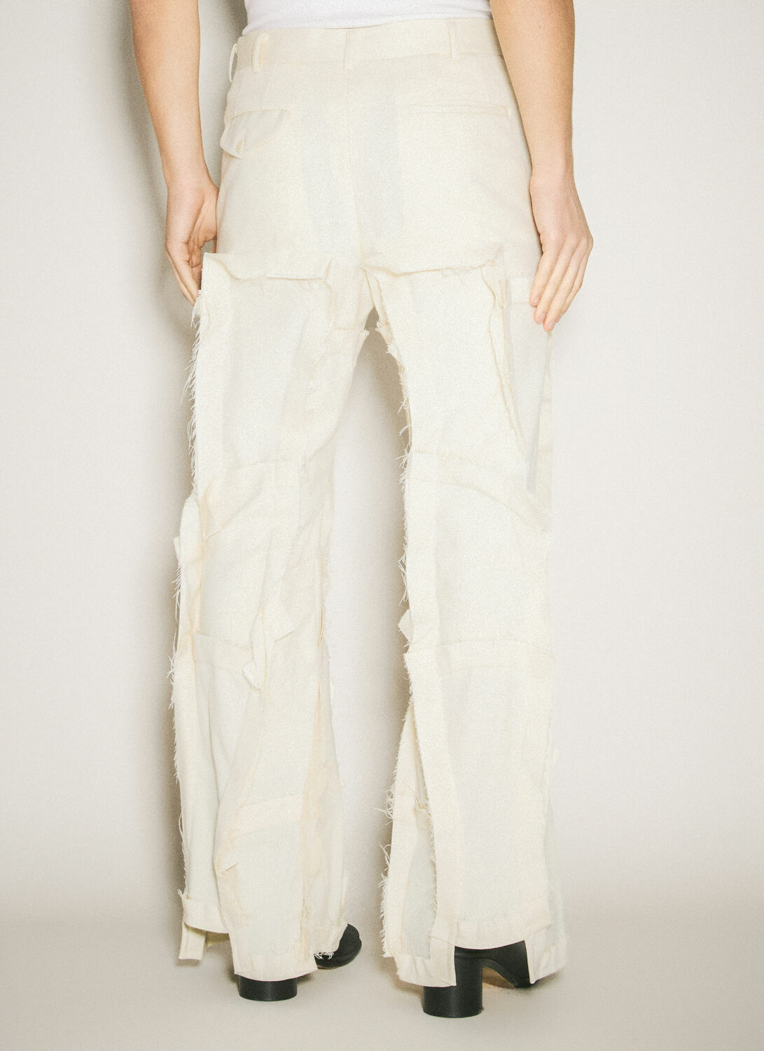 Comme des Garçons Homme Plus Panelled Wool-Blend Pants