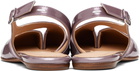 Maison Margiela Purple Tabi Slingback Sandals
