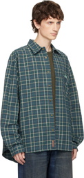 ERL Green Plaid Shirt
