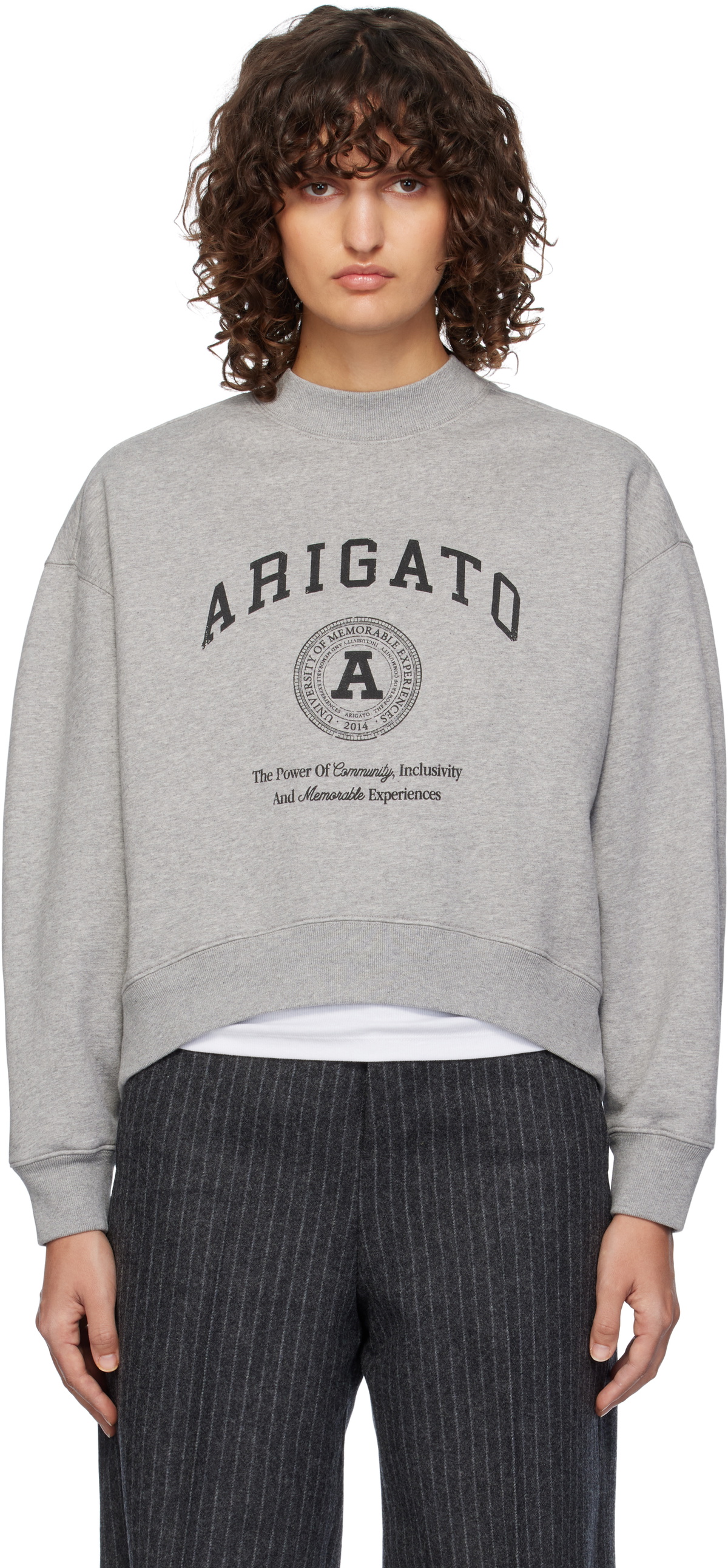 Axel Arigato Sweatshirt Axel Arigato University Sweatshirt Grey 