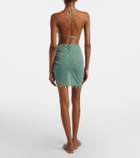 Oséree Lumière embellished beach cover-up