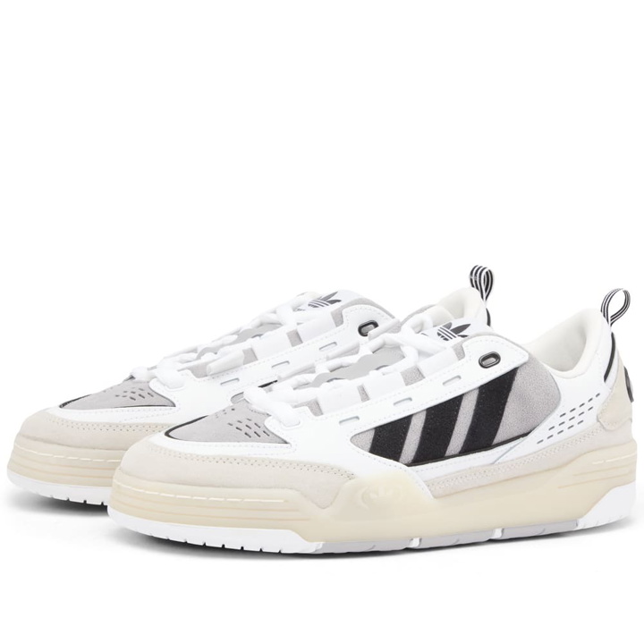 Photo: Adidas Men's Adi2000 Sneakers in White/Core Black