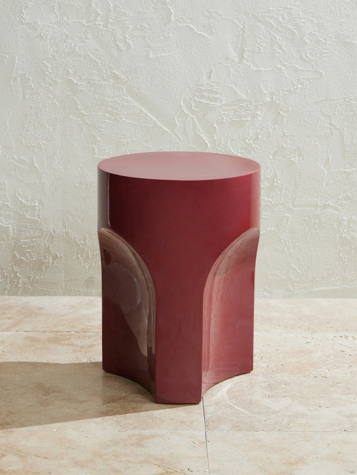 The Conran Shop - Doric Ceramic Side Table - Red