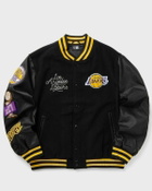 New Era Nba Patch Varsity Jckt Los Angeles Lakers Black Bomber Jackets/College Jackets