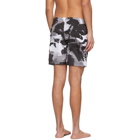 Dolce and Gabbana Black and Grey Camo Swim Shorts