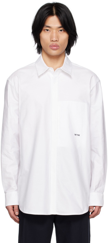 Photo: Wooyoungmi White Embroidered Shirt