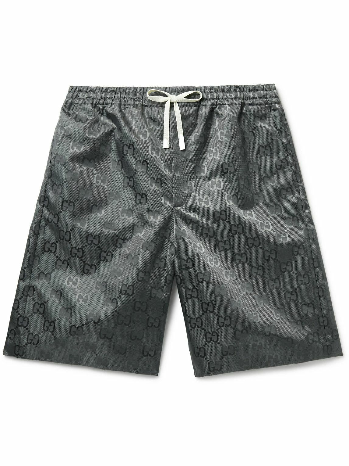 GUCCI - Off the Grid Wide-Leg Logo-Jacquard ECONYL Drawstring