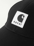 Sacai - Carhartt WIP Logo-Appliquéd Cotton-Canvas Baseball Cap