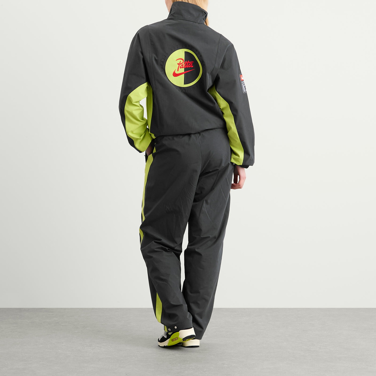 Nike x PATTA Track Jacket in Black/Cyber