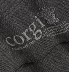 Corgi - Pembroke Mercerised Cotton-Blend Socks - Gray