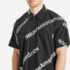 New Amsterdam Surf Association Men's Logo Printed Shirt in Black Base