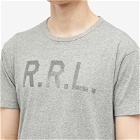 RRL Men's Graphic Logo T-Shirt in Heather Grey