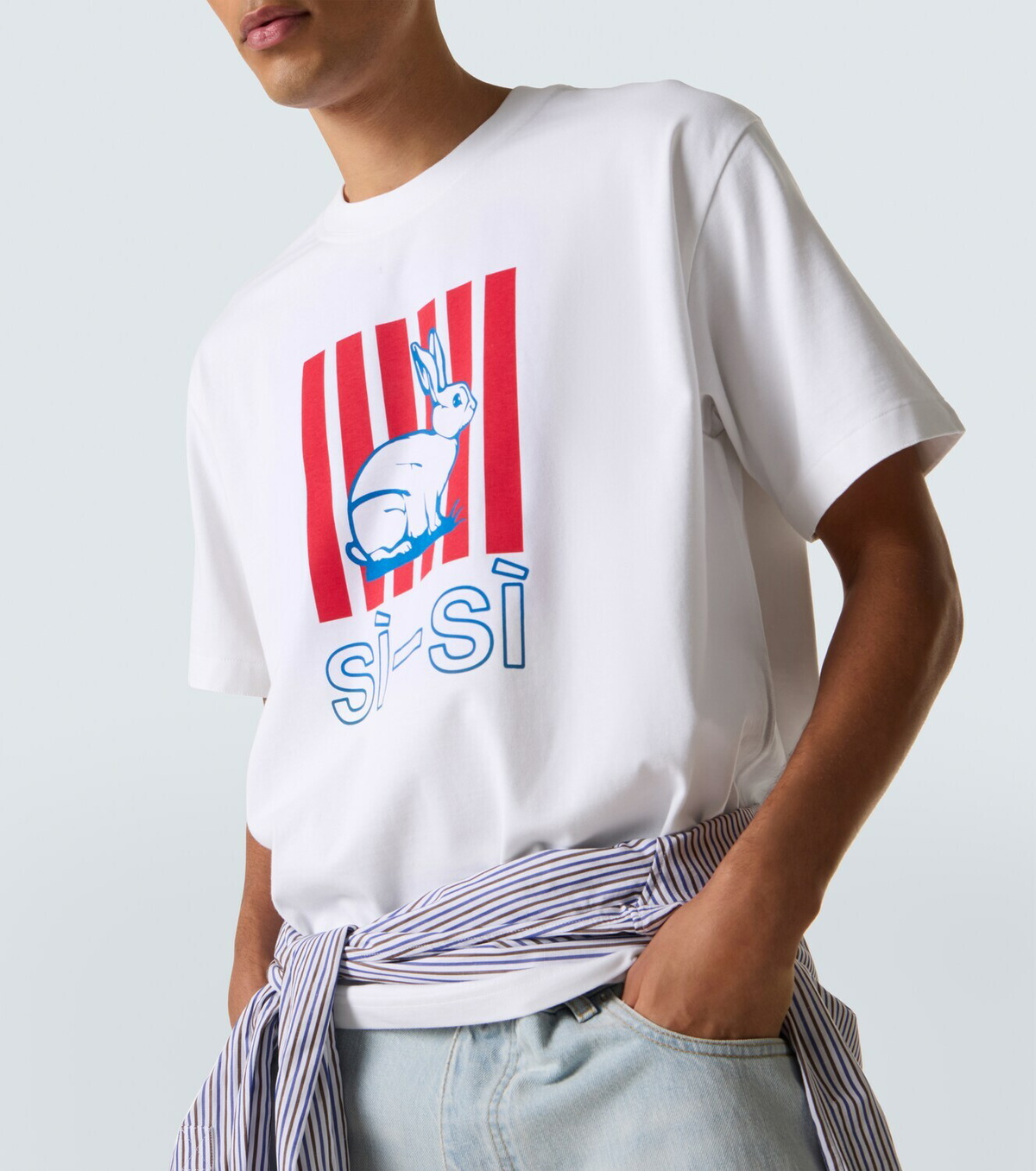 Bottega Veneta Printed cotton jersey T-shirt