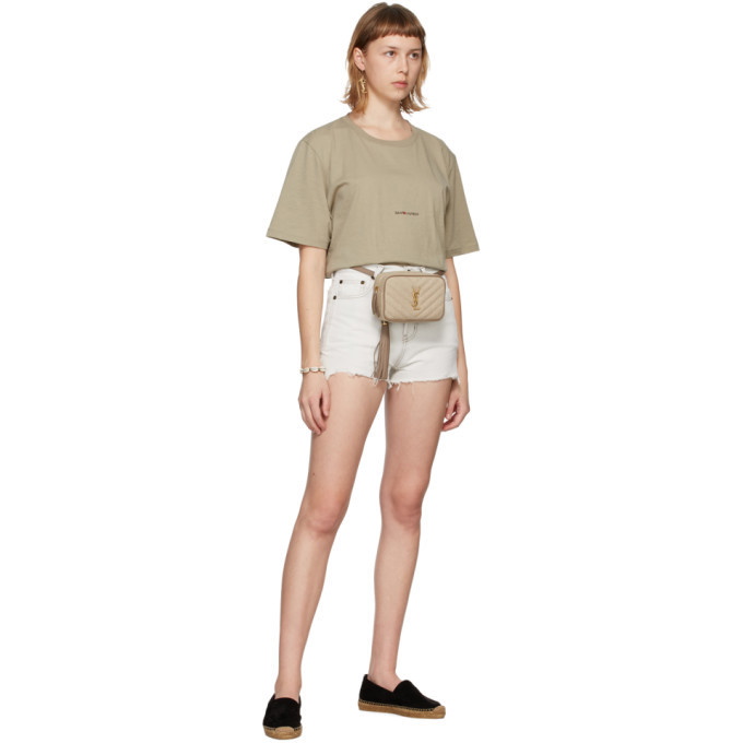 Saint Laurent Beige Lou Belt Bag Saint Laurent