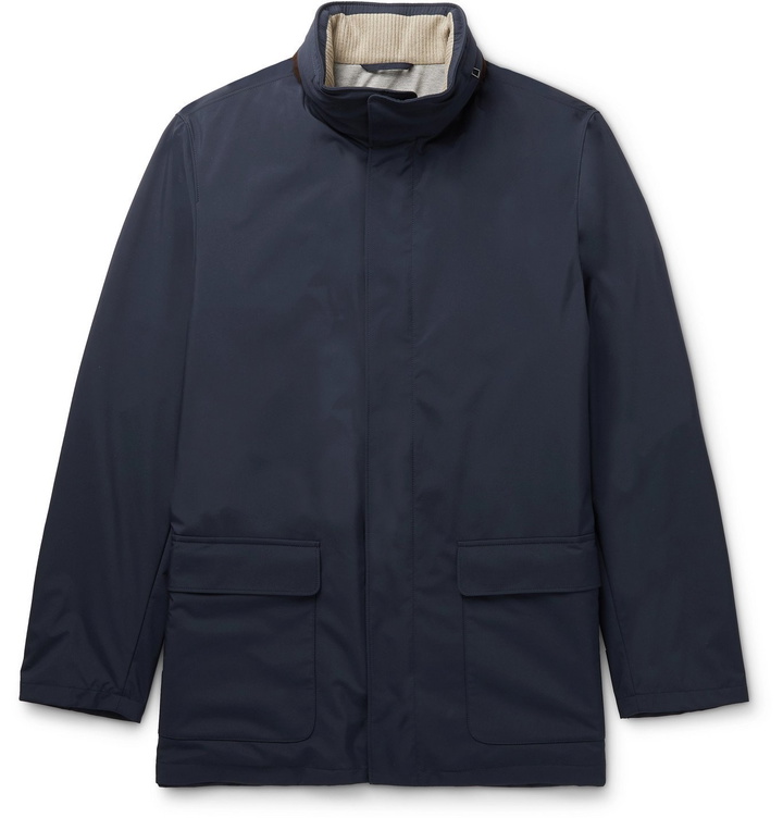 Photo: LORO PIANA - Light Voyager Storm System Jacket - Blue