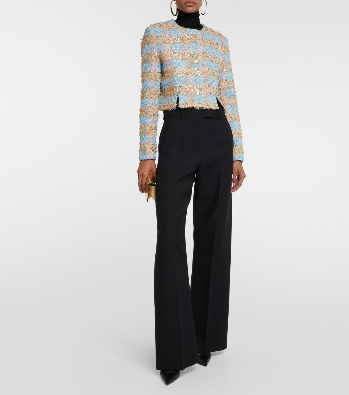 Nina Ricci Checked tweed jacket Nina Ricci