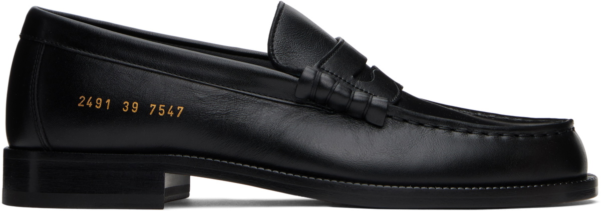 Common Projects Black Soft Loafers