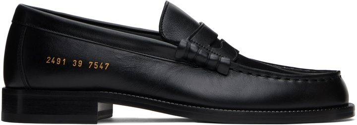 Photo: Common Projects Black Soft Loafers