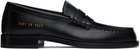 Common Projects Black Soft Loafers