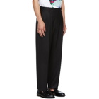 Valentino Black Undercover Edition Ninety Pleated Trousers