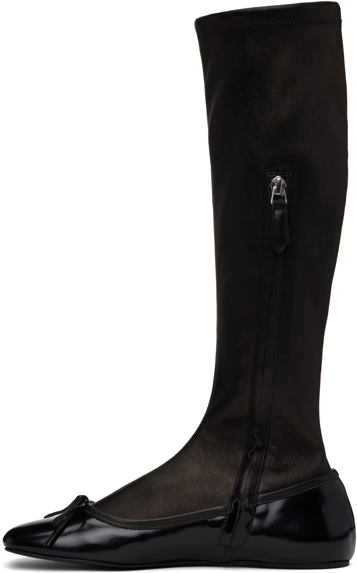ABRA Black Ballerina Tall Boots ABRA