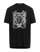 Versace Mens T-shirt in Black