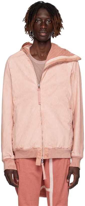 Photo: Boris Bidjan Saberi Pink Asymmetric Zip Reversible Jacket
