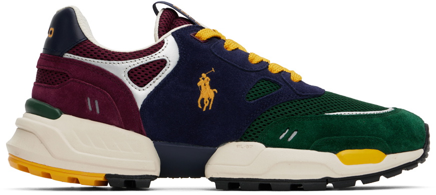 Polo Ralph Lauren Green & Blue Jogger Sneaker Polo Ralph Lauren
