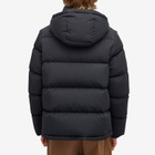 Burberry Men's Check Hood Puffer Jacket in Black/Charcoal
