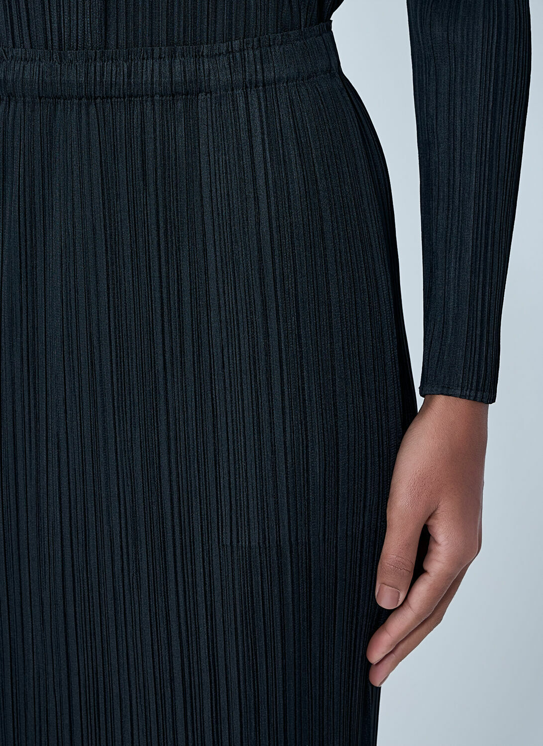 Pleats Please Issey Miyake Pleated Midi Skirt