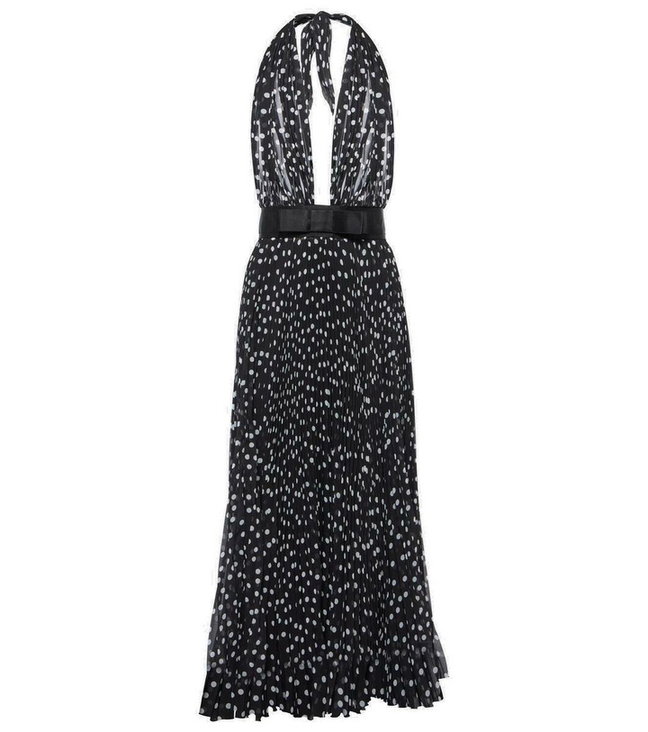 Photo: Dolce&Gabbana Polka-dot chiffon midi dress