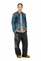 Diesel Sweatpants with concert graphics - Pants Mens in Black