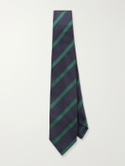 Drake's - 7cm Striped Silk Tie