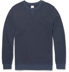 Sunspel - Slim-Fit Cellulock Cotton Sweatshirt - Men - Navy