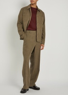 Les Deux Randall Straight-leg Woven Trousers Khaki