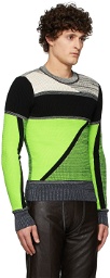 GmbH Black & Green Knit Sweater