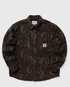 Carhartt Wip L/S Flint Shirt Brown - Mens - Longsleeves