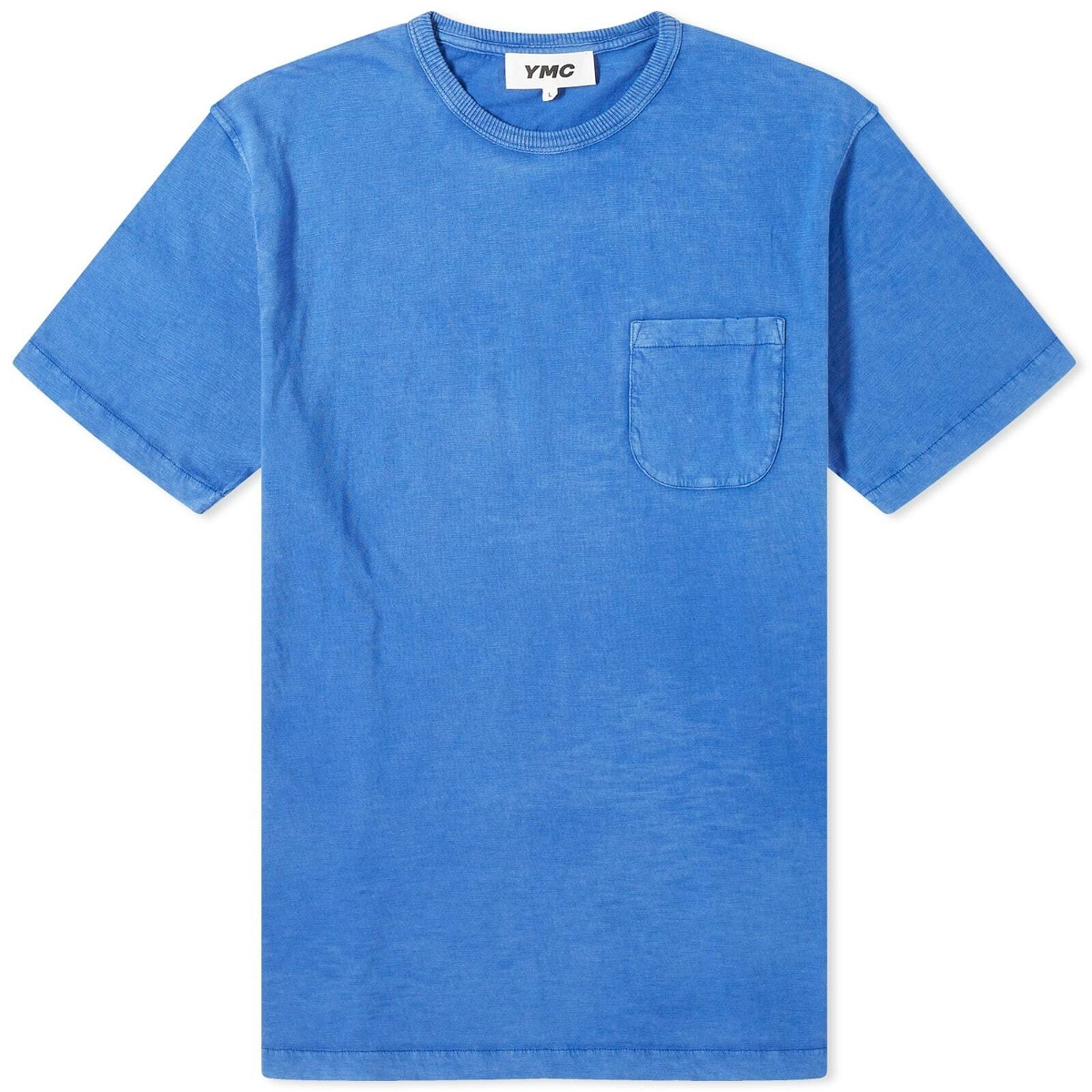 Photo: YMC Men's Wild Ones Pocket T-Shirt in Blue