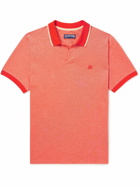 Vilebrequin - Logo-Embroidered Cotton-Jersey Polo Shirt - Orange
