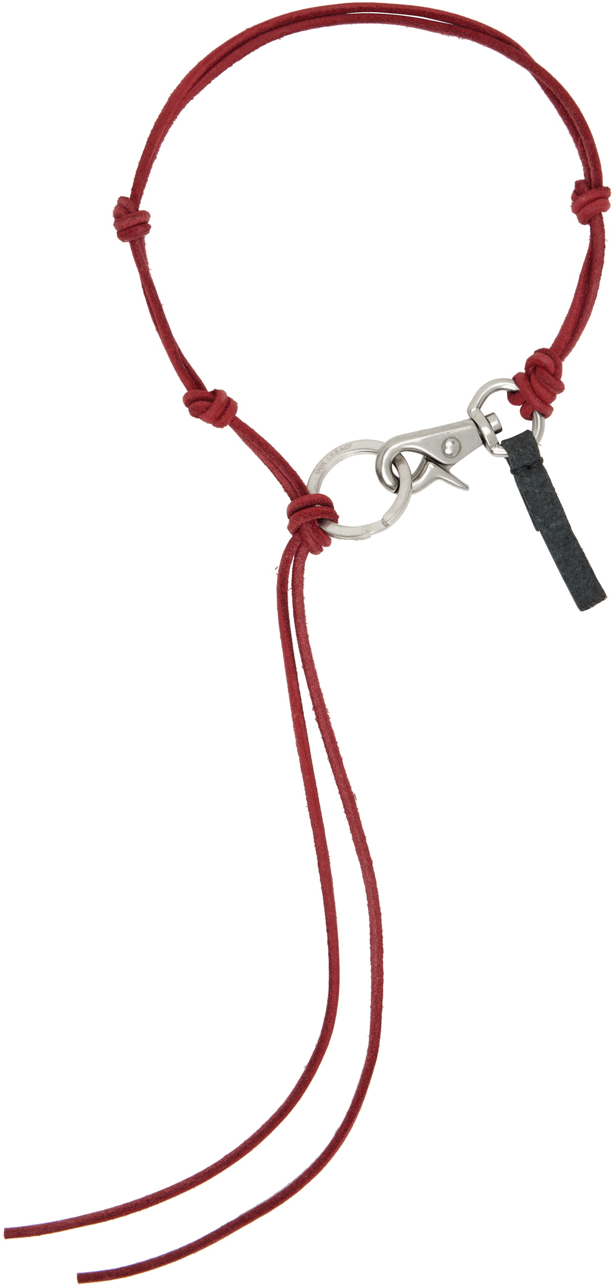 OUR LEGACY Red Ladon Necklace Our Legacy
