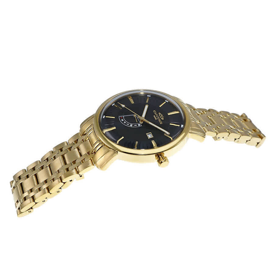 Oniss Sorrento Quartz Black Dial Mens Watch ON2626-MGBK