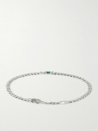 Miansai - Lyra Silver Blue Topaz Chain Bracelet