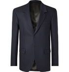 ACNE STUDIOS - Jellico Pinstriped Wool-Blend Blazer - Blue