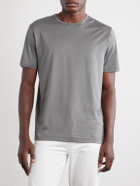 Sunspel - Slim-Fit Cotton-Jersey T-Shirt - Gray