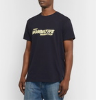 nonnative - Logo-Print Cotton-Jersey T-Shirt - Blue