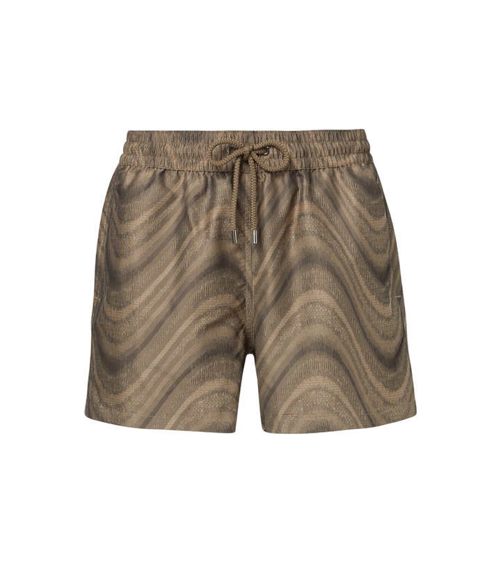 Photo: Frescobol Carioca Printed swim trunks