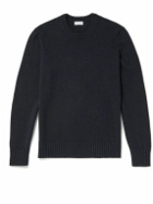 De Petrillo - Slim-Fit Wool and Cashmere-Blend Sweater - Blue