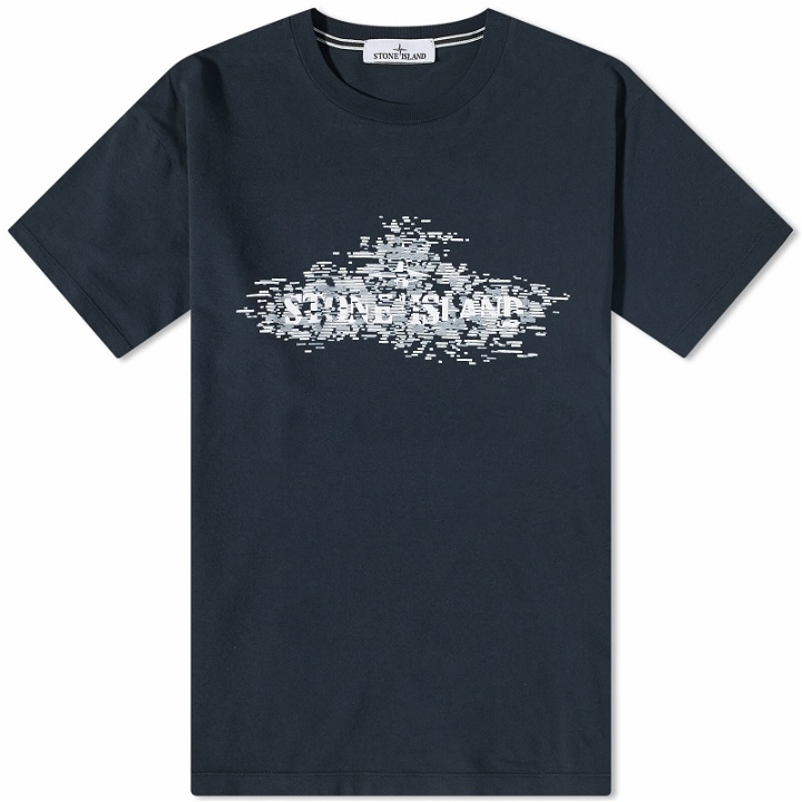 Photo: Stone Island Men's Institutional Two Graphic T-Shirt in Navy