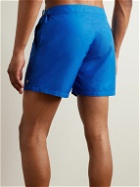 Loro Piana - Straight-Leg Mid-Length Swim Shorts - Blue