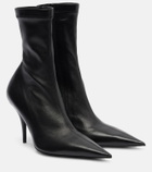 Balenciaga Avenue 90 leather ankle boots